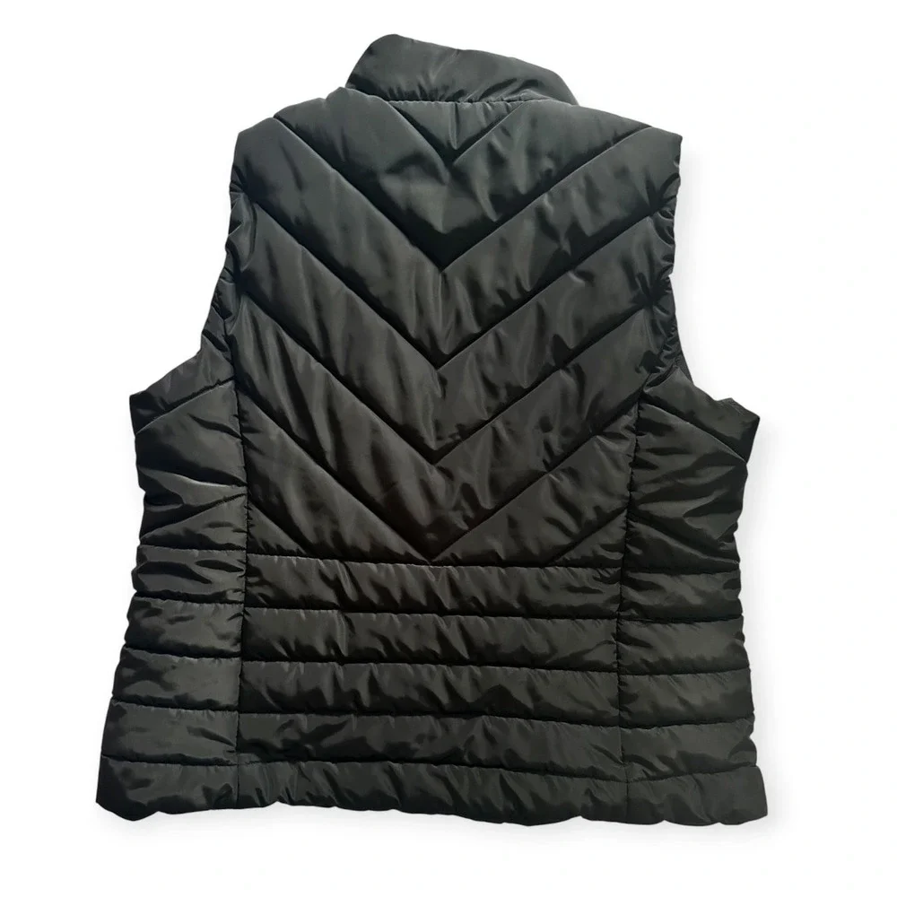 Michael Kors Puffer Vest Black Excellent XL Women